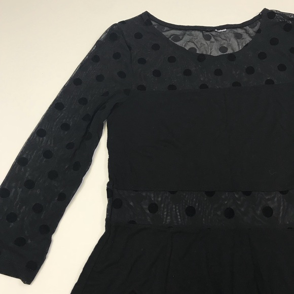 🎉 HP! 🎉 [H&M] Polkadot Mesh Cutout Dress - Picture 5 of 7